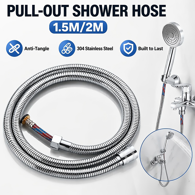 1.5M/2M Stainless Steel Braide - Flexible Hose Braided ulasan dan harga