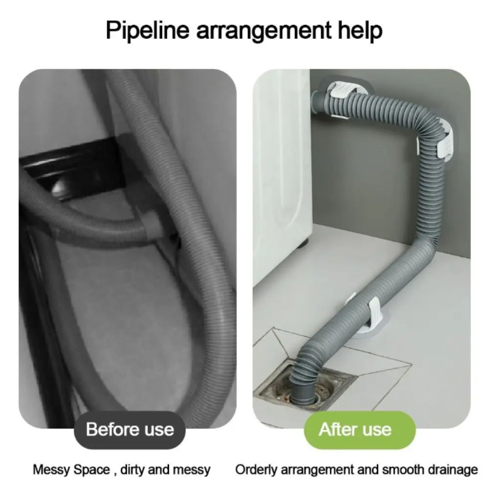 Self-adhesive Pipe Clamp Hooks - Plastic Pipe Clip ulasan dan harga
